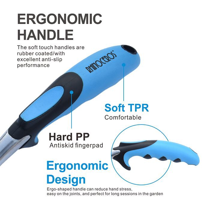 Aluminum garden hand tool set handle