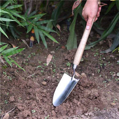 garden trowel with long handle