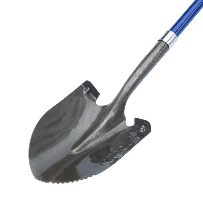 garden shovel with long handle powder coating surface