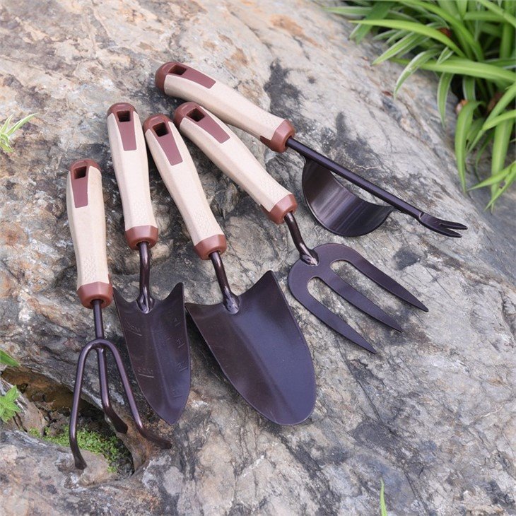 gardening tools set 3 prong hand rake